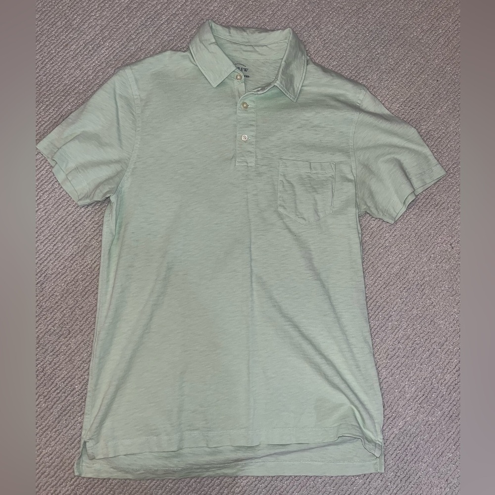 Men’s J Crew Seafoam Green Polo